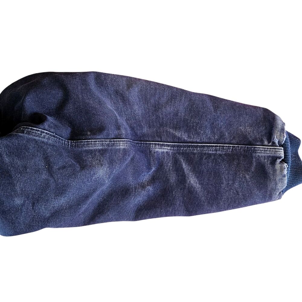 Carhartt Jacket Santa Fe J14MDT Midnight Blue Size XL Distressed Vintage Fade - Picture 12 of 16